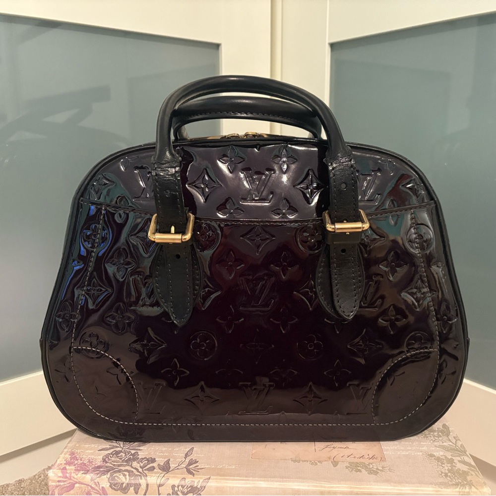 Louis Vuitton Monogram Vernis Summit Drive Amarante Bag Handbag *refreshed*